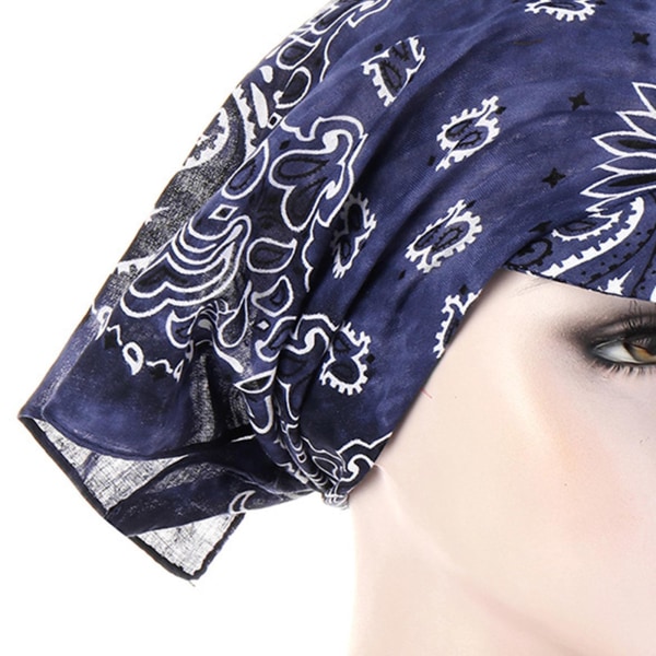 1/2/3/5 Sun För Shield Hooded Balaclava Bandana Pannband Cap Navy 70x46cm 1Set