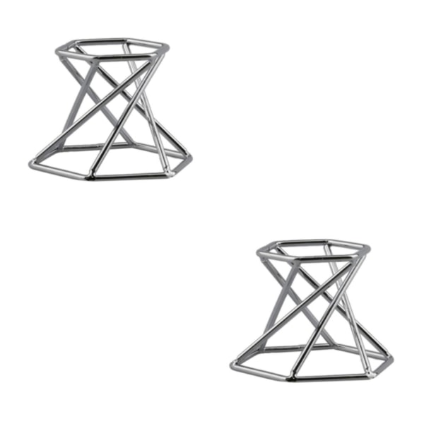 1/2/3/5 glasobjektiv med kulstativ för mineralprov Hexagon Silver 2Set