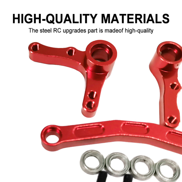 RCGOFOLLOW 3-delad aluminiumlegering med hög precision styrservo Blue