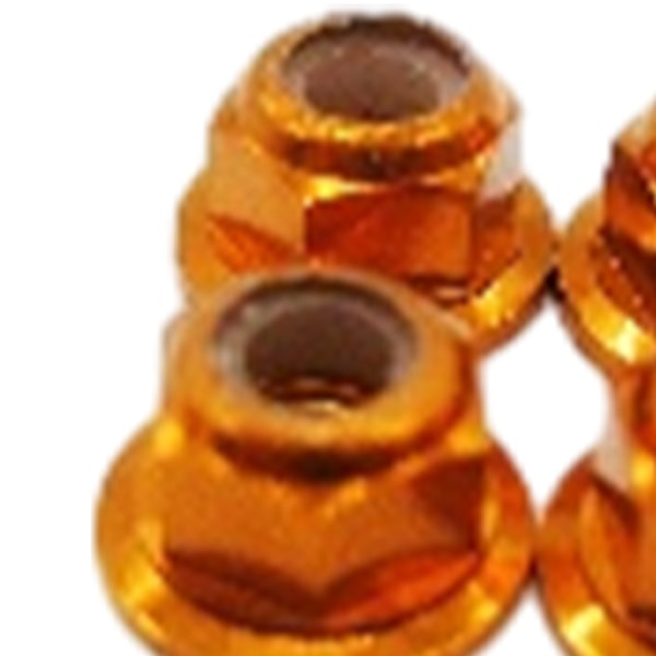 RCGOFOLLOW Däckmutter Rostsäker och hållbar Rc Däckmutter för 1/12 Orange