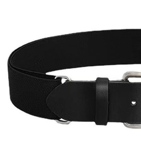 1/2/3/5 Basebollbälte Softballbälte Justerbart unisex midjeband Black 1Set