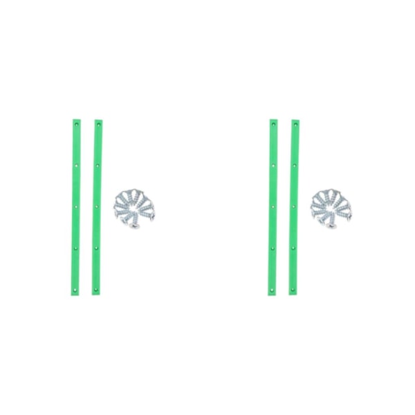 1/2/3 1 par Skateboard Head Anti Bump Protect gummiremsa Green 36x1.7x0.7cm 2Set