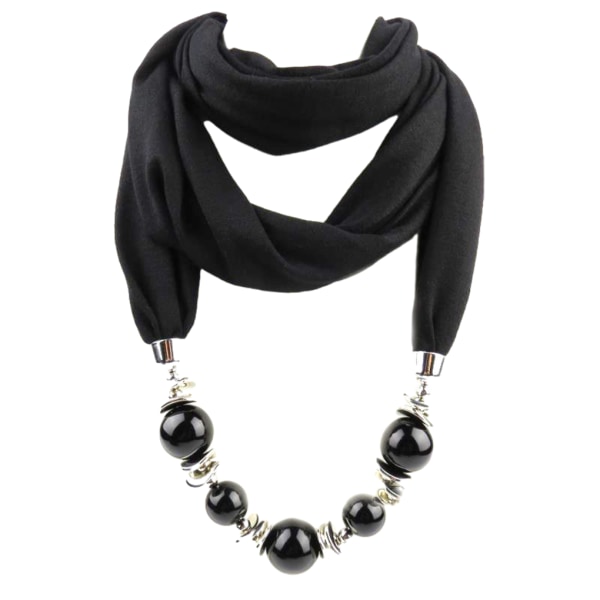 1/2/3 Elegant och fashionabel halsduk halsband för alla tillfällen black 1Set