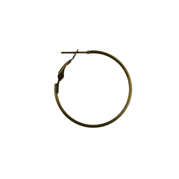 1/2/3/5 20 st 30 mm rund bågeögla, framställning av örhängen Bronze 1Set