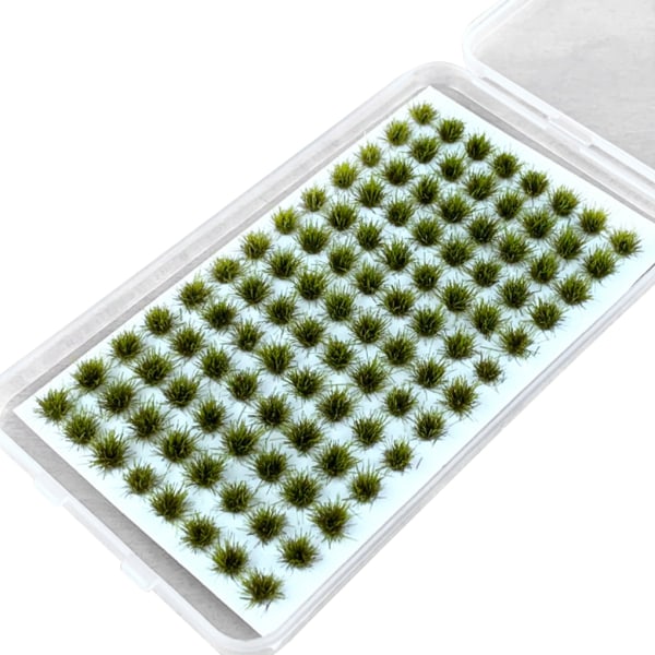 1/2/3/5 Resin Mini Grass Tuft Lågt underhållsminiatyrer Statisk No.4 1Set