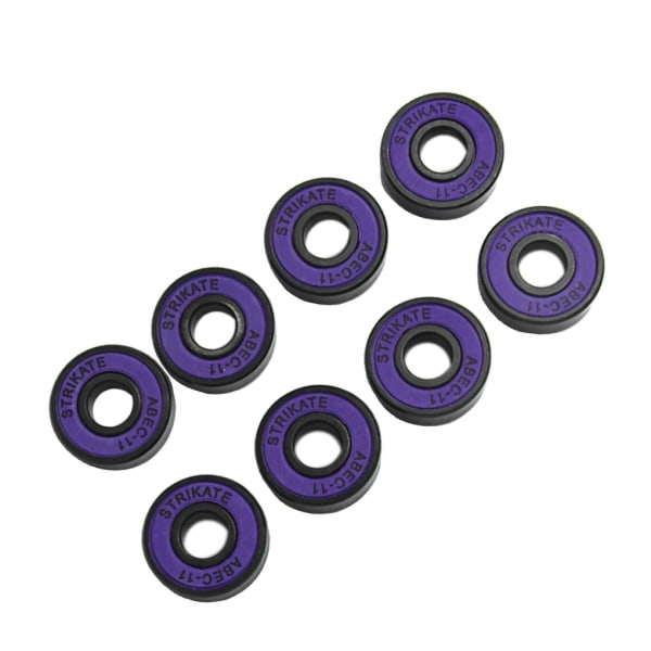 1/2/3/5 8st Skateboardlager 8mm Precision Storlek ABEC-11 för Purple 22mm 1Set