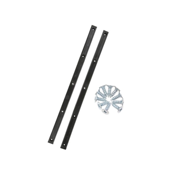 1/2/3 1 par Skateboard Head Anti Bump Protect gummiremsa Black 36x1.7x0.7cm 2Set