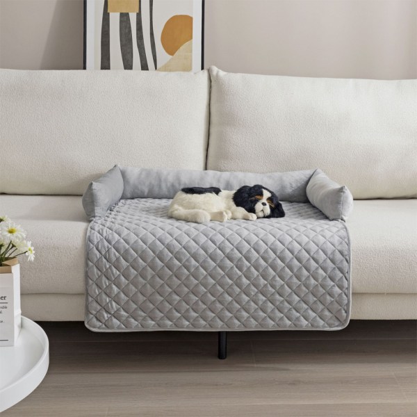Hushållsvinter Pet Plysch Mat Soffa Soffunderlag Medium Animal Coffee 75x75cm