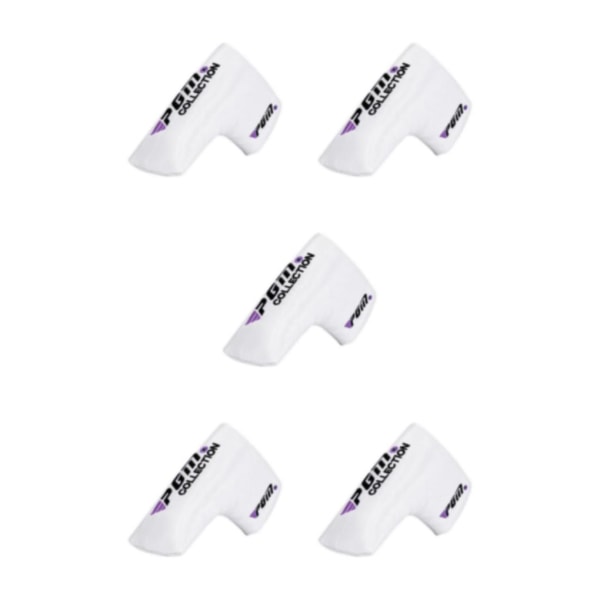 1/2/3/5 För Golf Club Head Cover Nylon För Golf Club White for Women Club 20x11.5x6cm 5Set