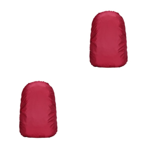 1/2/3/5 Ryggsäck Torrt Vattentätt Cover Unisex för resor Red 2Set