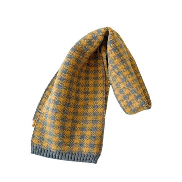 Ullmode barnscarf varm färg High-end finsömmar Yellow