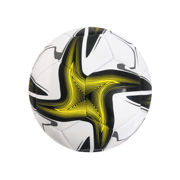 Maskinsydd fotboll för exceptionell lufthållning yellow