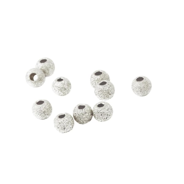 1/3/5 10 st 925 Lucky Loose Beads DIY-armband Smyckestillverkning Silver 5mm 1Set