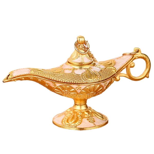 1/2/3/5 Aladdin Lamp Genie Costume Light Art Craft Classic Gold White 8.5x3x3.5cm 1Set