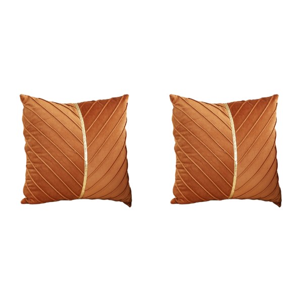 1/2/3 2st Polyester Soffa Heminredning Sammet Cover Med chocolate 2PCS