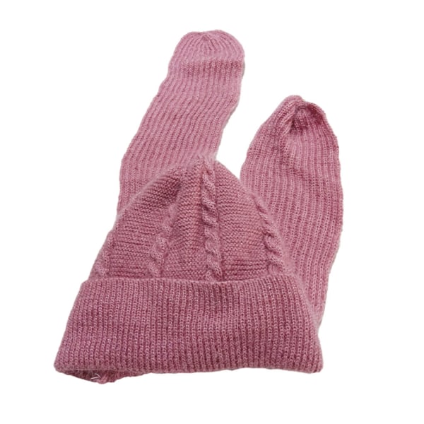 Coral Velvet Integrated Ear Protection Windproof Cap Scarf purple