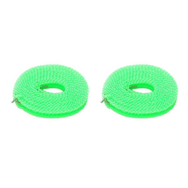 2/3/5 Klädstreck Stretchig bärbar tvättsnöre för trädgård green 1000cm 2Set