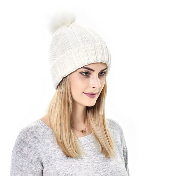 Winter Essential Håll dig varm och moderiktig vintermössa satin Yellow