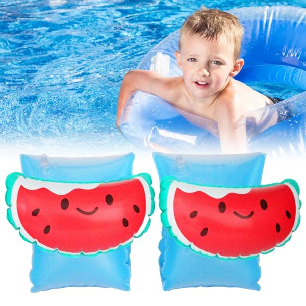 1/2/3/5 2x uppblåsbara armband för barn simärmar flyter Watermelon 15x15x1cm 1Set