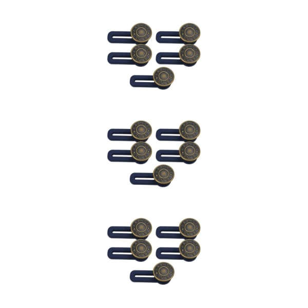 1/3/5 5 delar Löstagbara spännen Justerbara spikfria knappar Copper Letters 3.5x1.0x1.7cm 3Set