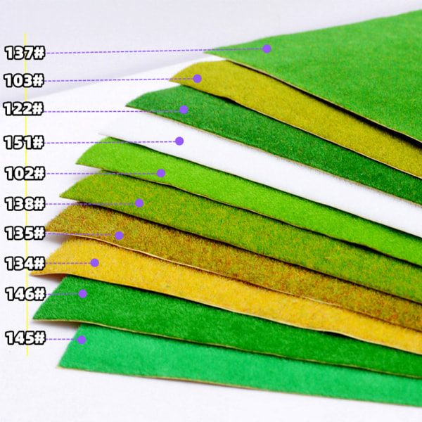 1/2/3/5 PVC Lågt underhåll konstgräs gräsmatta för realistisk 103 yellow green 1Set