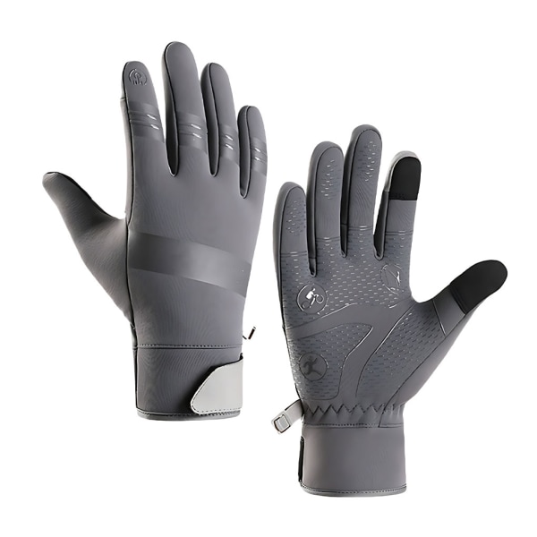 1/2/3/5 polyuretan vinterhandskar för oöverträffad värme och Grey XL 2PCS