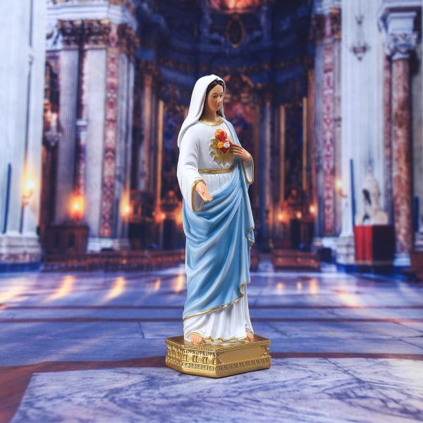 För Maria Staty Heliga Moder Mary Poly Vår Fru Christian för
