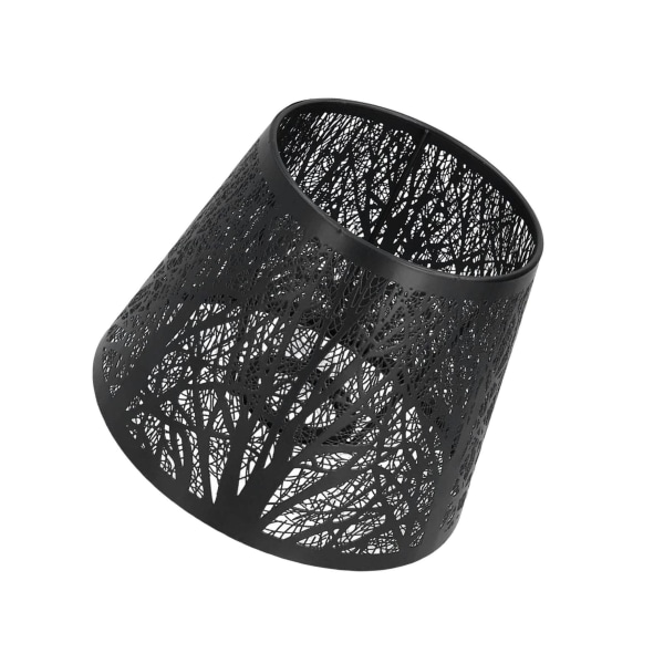 Lampskärm Tree Shadow för E27 Bulb Lampskärm Shell Cover för Black 19 x 15cm