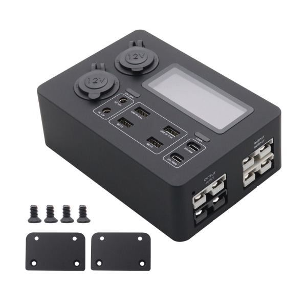 Plast Mini Power Box Power Socket Box Socket Box 12V 100W LCD Power Box