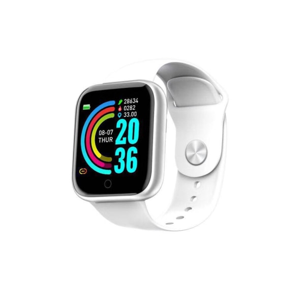 Håll dig aktiv och snygg smartklocka för fitness Bluetooth White