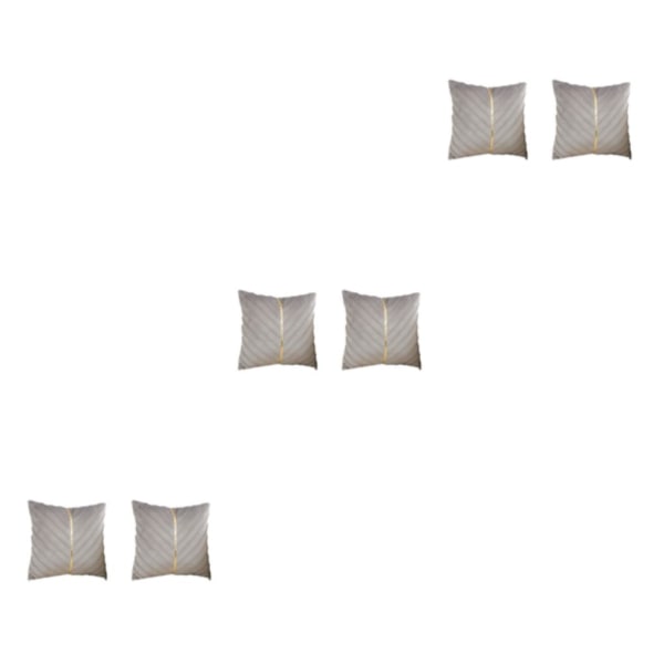 1/2/3 2st Polyester Soffa Heminredning Sammet Cover Med grey 3PCS