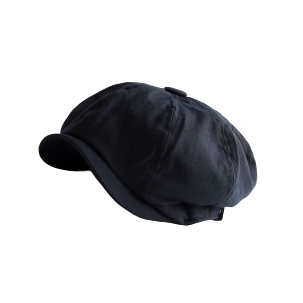 1/2 Andas Herr Newsboy Hat Mjuk 8 Panels Huvudbonad för hösten Black 4XL 1Set