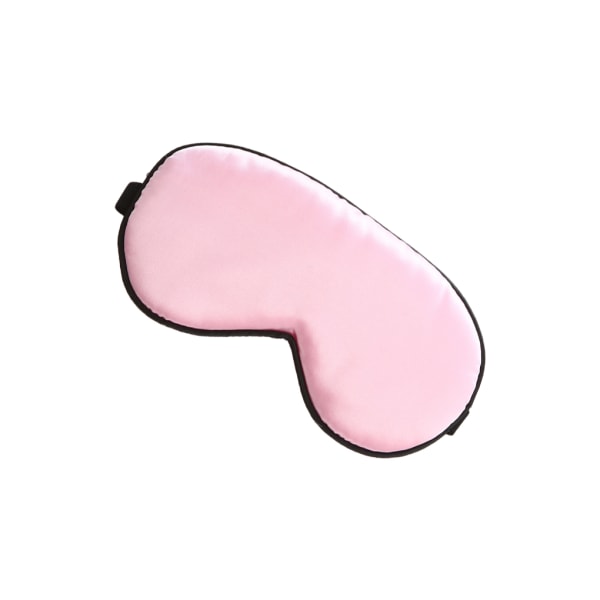 Supermjuk hudvänlig silkesögonmask för vilsam sömn Naturlig Pink