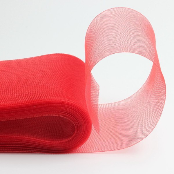 1/2/3 Polyester Band Net Trim Band Bröllopssömnad DIY Hantverk Red 1Set