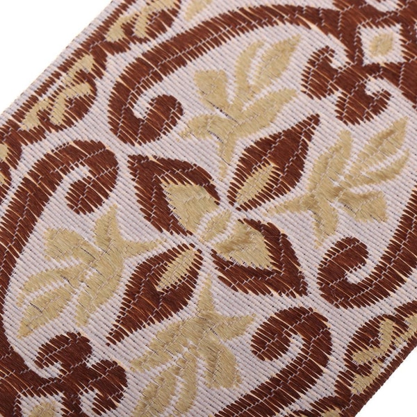 1/2/3/5 5 meter/ 5,5 Yds Jacquard Trim Wide Woven Border Ribbon Color 6cm x 5M 1Set
