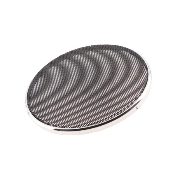 1/2/3/5 Högtalare Dekorativ cirkel Cover Galler Mesh Black 6.5 Inch 1Set