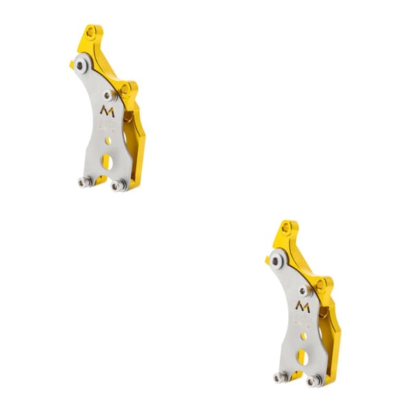 1/2/3/5 Cyklar Skivbroms Adapter Road För Cykel Skivbroms Gold 2Set
