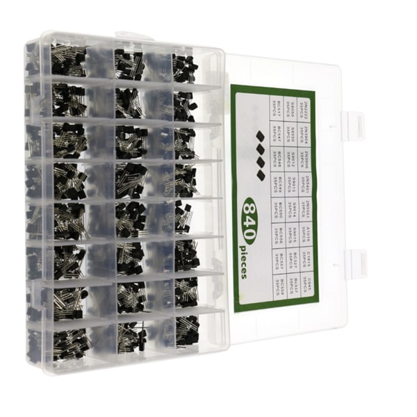 Komplett stilar Assorted Kit Box 24Values ​​Transistor TO-92