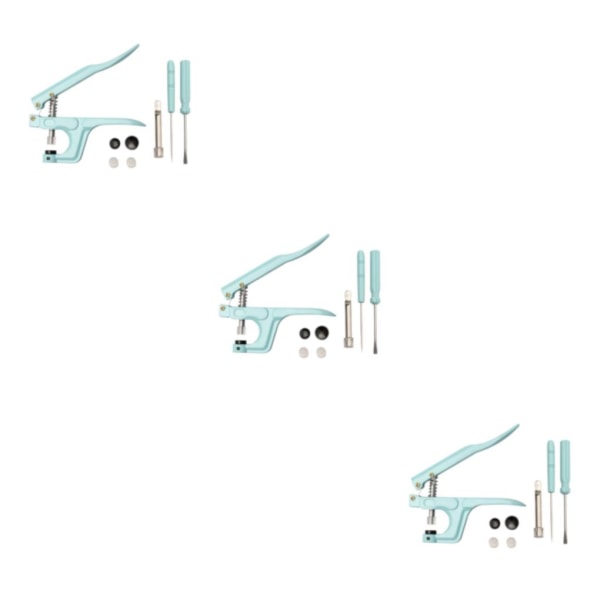 1/2/3 DIY Snap Fastener Tång för blöjhaklappar 3Set
