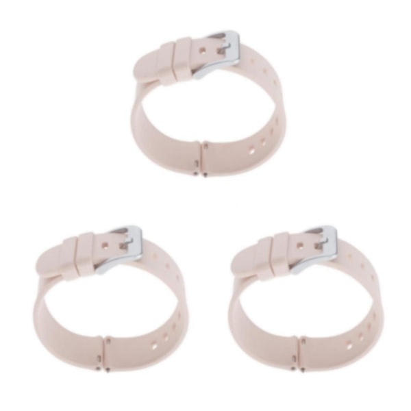 1/2/3 P8 Ersättning Sport Silikon Band Armband Tvådelat Golden 3Set