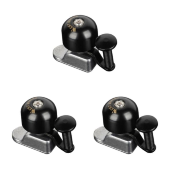 1/2/3 För Bicycle Ring Bell För MTB Bike Cycling Handlebar Black 3x2.3x3cm 3Set