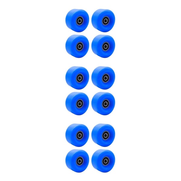 1/2/3 Inline Skate Wheel PU Slitstarka 58 mm 82A hjul Blue 58x58x32mm 3Set