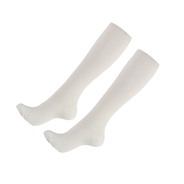 1/2/3/5 1 par Sports Crew Strumpa Jogging Träning Mid-tube strumpor White XXL 5PCS