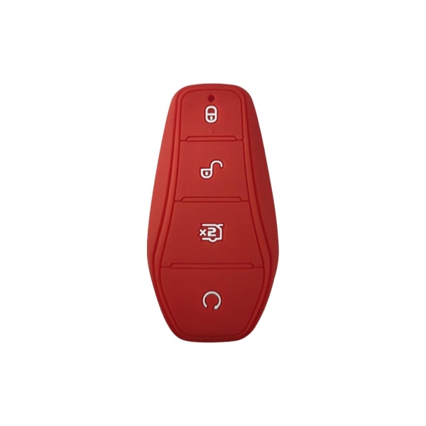 1/2/3/5 Silikon Car Key Case Cover för Byd Atto 3 Ersättning Red 9 x 5cm 2Set