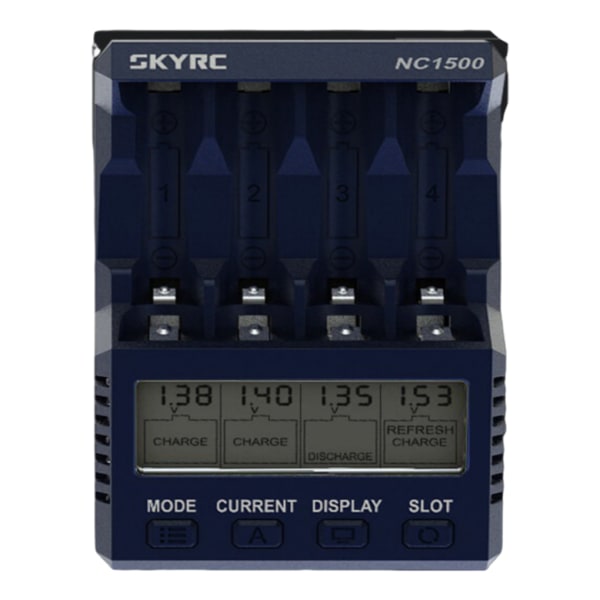 SkyRC NC1500 Snabbare Bättre Batteriladdare LCD-skärm Pålitlig