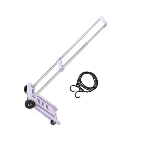 Resa Essential hopfällbar shoppingvagn med tysta hjul Purple