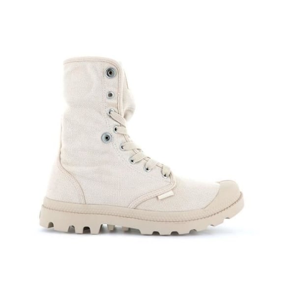 PALLADIUM BAGGY ankelstøvler - Beige - Snørebånd - 3 cm flad hæl - Rund tå Beige 40