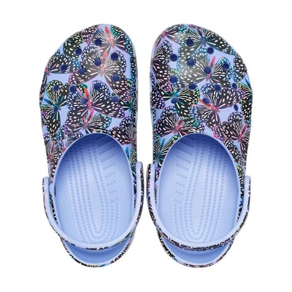 Crocs Classic Butterfly Clogs - Moon Jelly/Multi - Mænd - Blå - Lette og behagelige Mångelé/multi 41