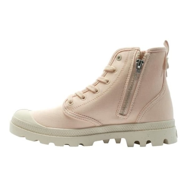 Ankelstøvler - PALLADIUM - PAMPA HI ZIP ORGANIC - Pink - Flad hæl - Lynlåslukning - Syntetisk overdel Rosa 42