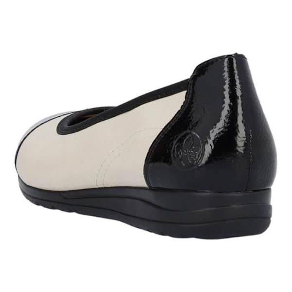 RIEKER ballerinas - L9351 Vit - Dam - Platt klack - Rund tå Vit 36